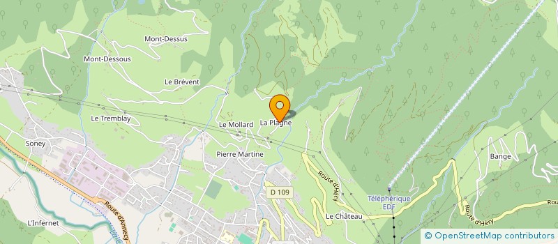 localisation de l'entreprise MONSIEUR MICKAEL ROUDET  UGINE