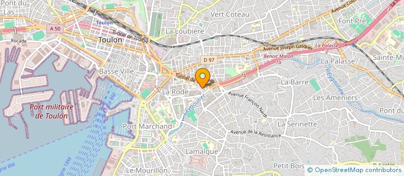 localisation de l'entreprise MONSIEUR MICKAEL ROUIL  TOULON