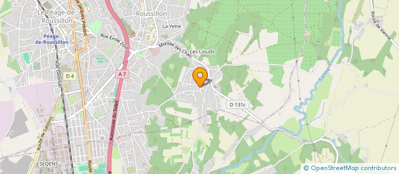 localisation de l'entreprise MONSIEUR MICKAEL ROUILLON  ROUSSILLON