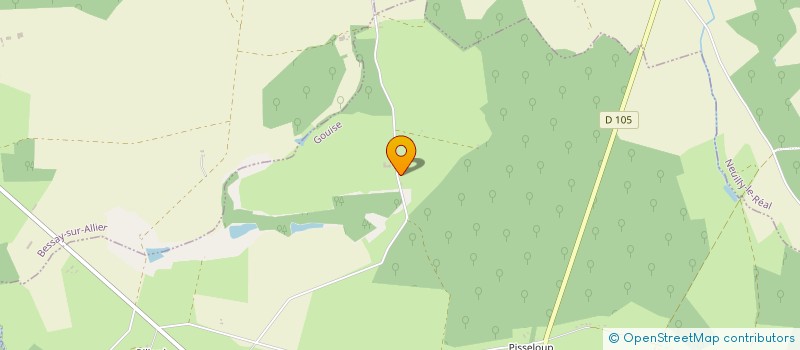 localisation de l'entreprise MONSIEUR MICKAEL ROULLIER  BESSAY SUR ALLIER