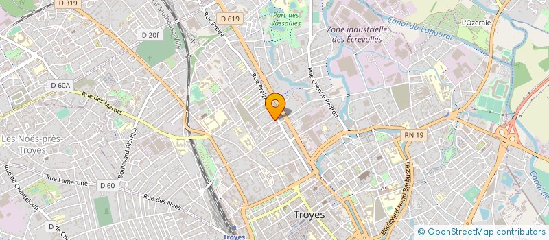 localisation de l'entreprise MONSIEUR MICKAEL ROUSSEAU à TROYES