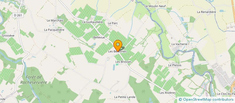 localisation de l'entreprise MONSIEUR MICKAEL ROUSSEAU  CORCOUE-SUR-LOGNE