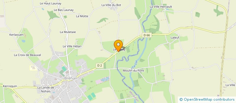 localisation de l'entreprise MONSIEUR MICKAEL RUELLAND  BREHAN