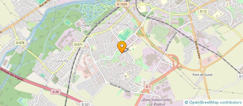 localisation de l'entreprise MONSIEUR MICKAEL SAINT CYR à GAUCHY