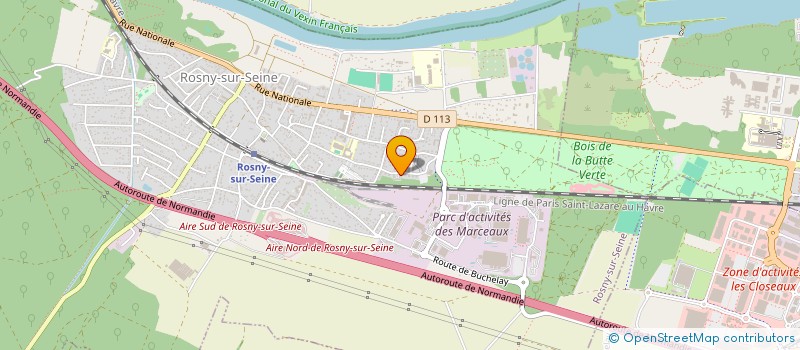 localisation de l'entreprise MONSIEUR MICKAEL SAINT-PRIX  ROSNY-SUR-SEINE