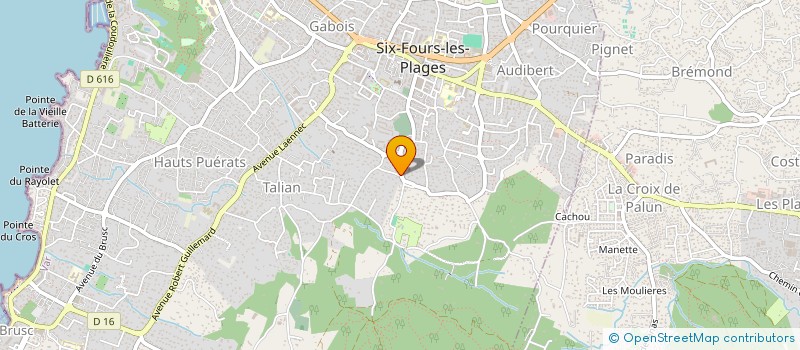 localisation de l'entreprise MONSIEUR MICKAEL SAINTON à SIX-FOURS-LES-PLAGES