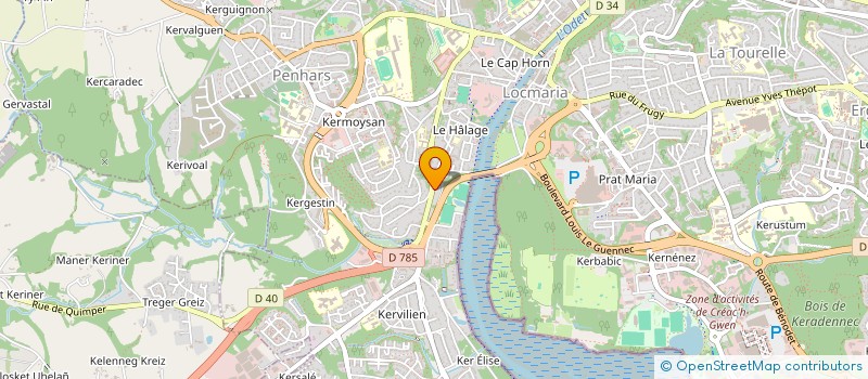 localisation de l'entreprise MONSIEUR MICKAEL SALAUN à QUIMPER