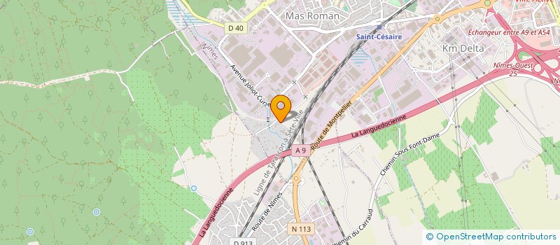 localisation de l'entreprise MONSIEUR MICKAEL SALOMON  NIMES