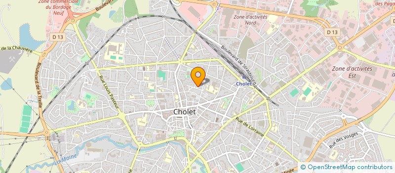 localisation de l'entreprise MONSIEUR MICKAEL SAMSON  CHOLET