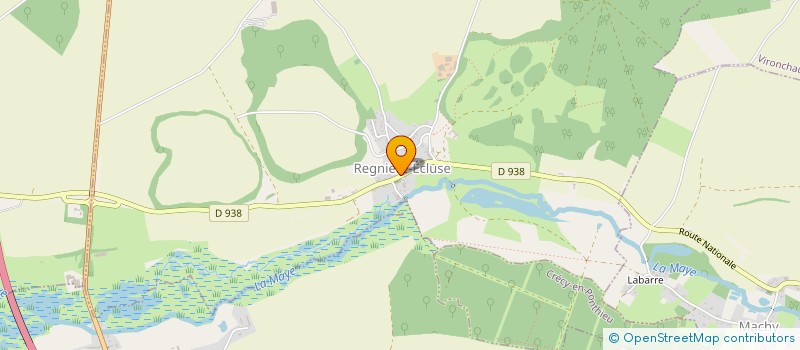 localisation de l'entreprise MONSIEUR MICKAEL SANNIER  REGNIERE-ECLUSE