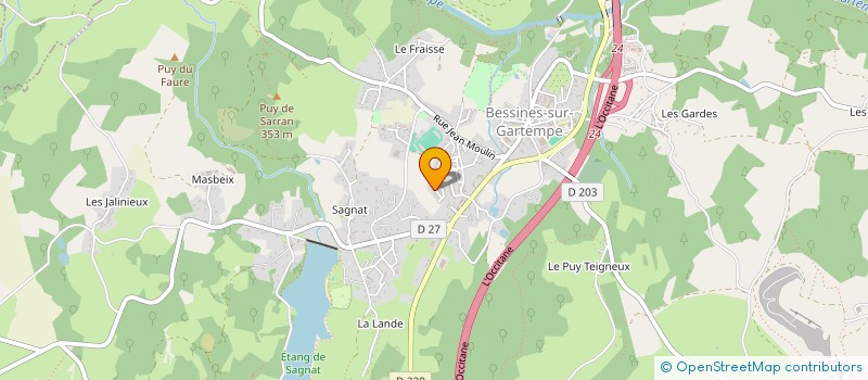 localisation de l'entreprise MONSIEUR MICKAEL SANQUER  BESSINES-SUR-GARTEMPE