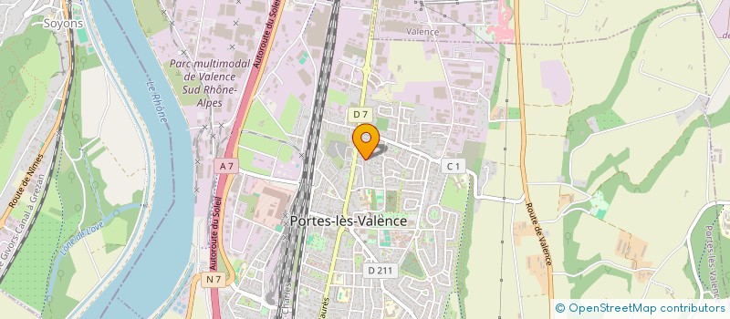 localisation de l'entreprise MONSIEUR MICKAEL SANTIAGO  PORTES-LES-VALENCE