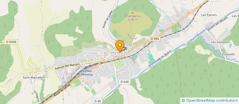 localisation de l'entreprise MONSIEUR MICKAEL SAVOURNIN  VEYNES