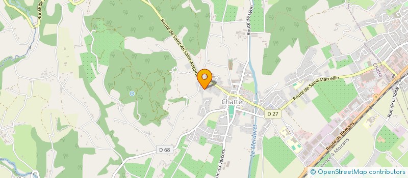 localisation de l'entreprise MONSIEUR MICKAEL SAVOYE  CHATTE