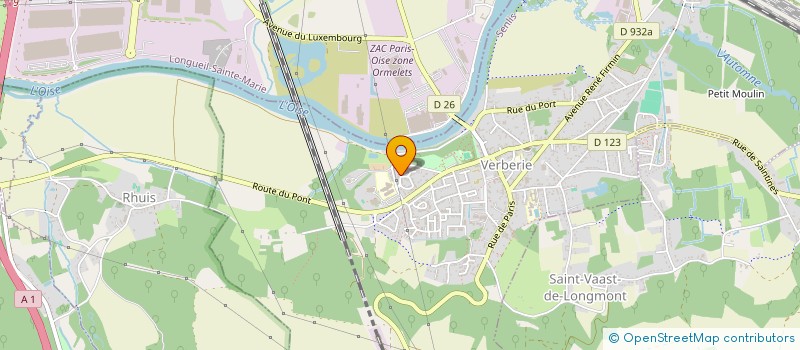 localisation de l'entreprise MONSIEUR MICKAEL SCHILLEMANS  VERBERIE