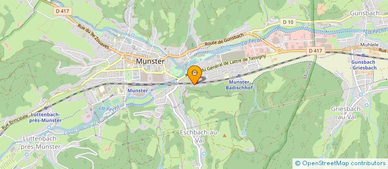 localisation de l'entreprise MONSIEUR MICKAEL SCHOENER  MUNSTER