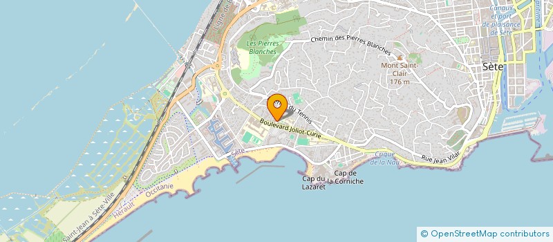 localisation de l'entreprise MONSIEUR MICKAEL SEBBANE  SETE