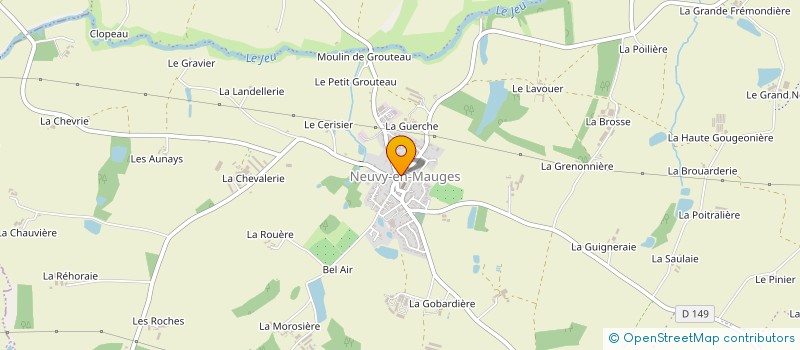 localisation de l'entreprise MONSIEUR MICKAEL SEGRET à CHEMILLE-EN-ANJOU