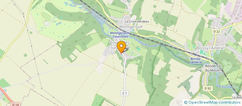 localisation de l'entreprise MONSIEUR MICKAEL SEHEUX  COURCELLES-SUR-VIOSNE