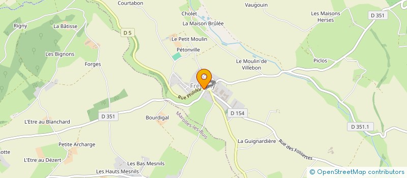 localisation de l'entreprise MONSIEUR MICKAEL SELLIER à SAINTIGNY