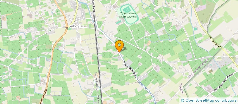 localisation de l'entreprise MONSIEUR MICKAEL SENAGRIA à L'ISLE-SUR-LA-SORGUE