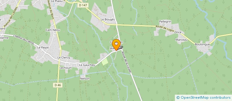 localisation de l'entreprise MONSIEUR MICKAEL SENTUC  SANGUINET