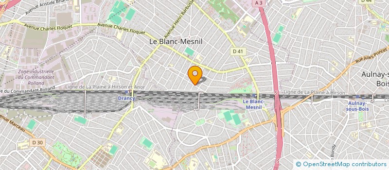 localisation de l'entreprise MONSIEUR MICKAEL SERFATI à LE BLANC-MESNIL