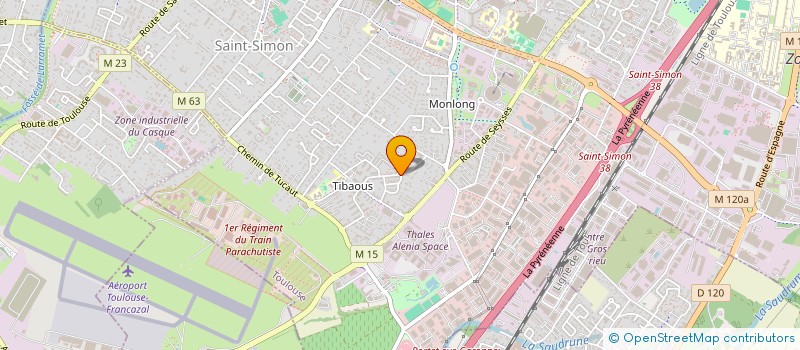 localisation de l'entreprise MONSIEUR MICKAEL SFRISO  TOULOUSE