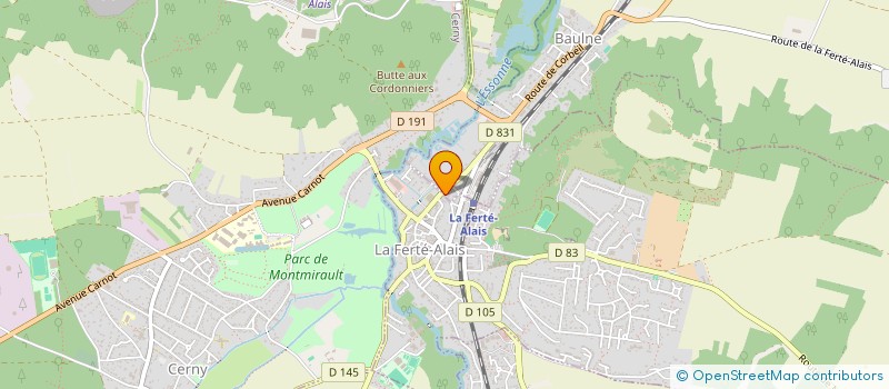 localisation de l'entreprise MONSIEUR MICKAEL SHEPS  BAULNE