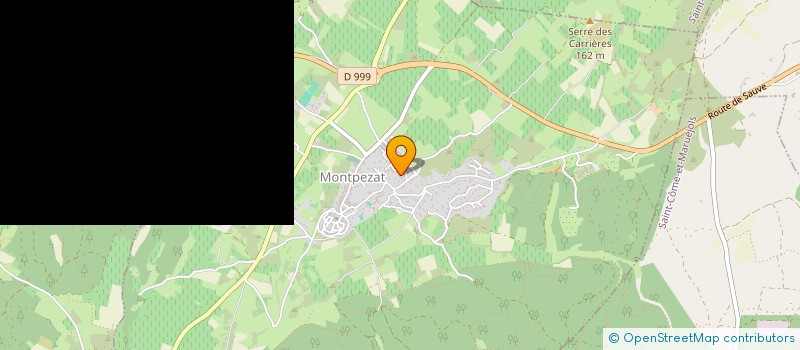 localisation de l'entreprise MONSIEUR MICKAEL SILVA  MONTPEZAT