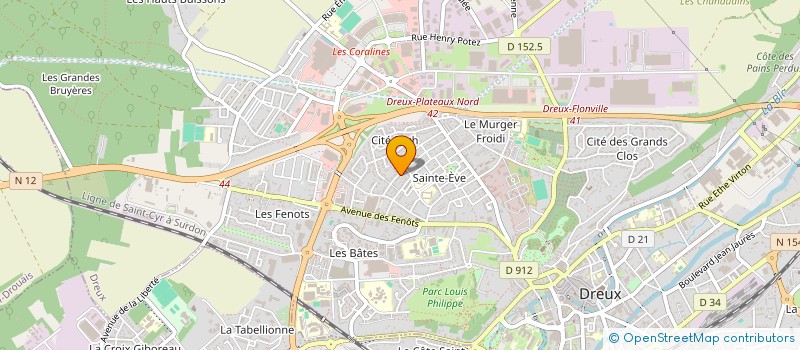localisation de l'entreprise MONSIEUR MICKAEL SILVA à DREUX