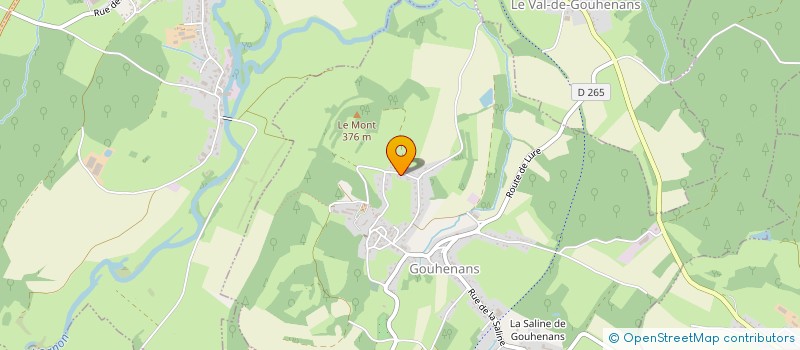 localisation de l'entreprise MONSIEUR MICKAEL SIMONIN  GRAMMONT