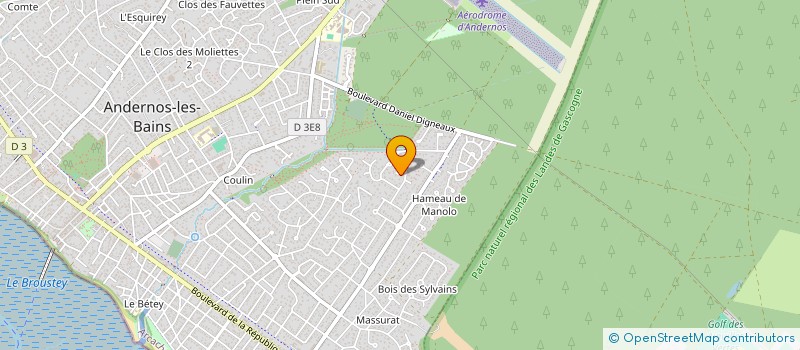 localisation de l'entreprise MONSIEUR MICKAEL SIOT  ANDERNOS-LES-BAINS