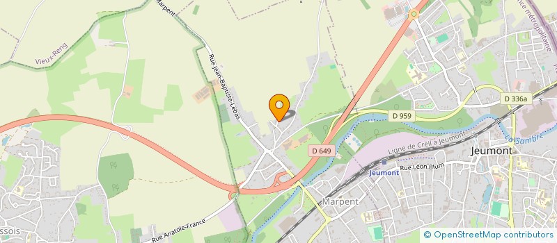 localisation de l'entreprise MONSIEUR MICKAEL SIROT  MARPENT