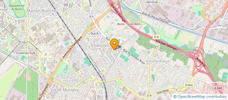 localisation de l'entreprise MONSIEUR MICKAEL SOBRA  REIMS