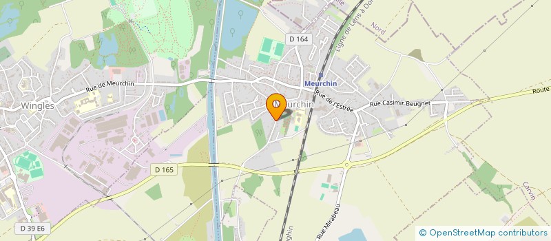 localisation de l'entreprise MONSIEUR MICKAEL SOMON  BENIFONTAINE