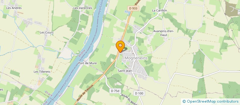 localisation de l'entreprise MONSIEUR MICKAEL SONNERY  MOGNENEINS