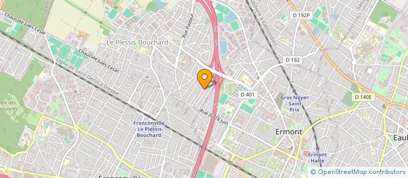 localisation de l'entreprise MONSIEUR MICKAEL STEHELYN  LE PLESSIS-BOUCHARD