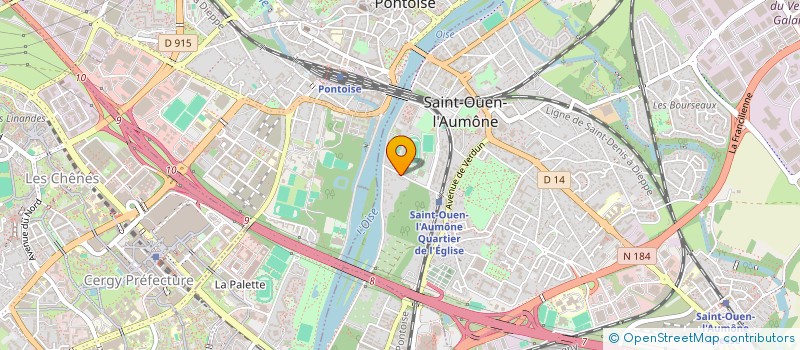 localisation de l'entreprise MONSIEUR MICKAEL STEPHANE TIRMARCHE  SAINT-OUEN-L'AUMONE