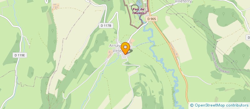 localisation de l'entreprise MONSIEUR MICKAEL STRACK  ARNAY-SOUS-VITTEAUX