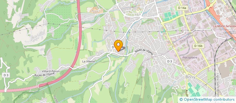 localisation de l'entreprise MONSIEUR MICKAEL SULPICE  LA MOTTE-SERVOLEX