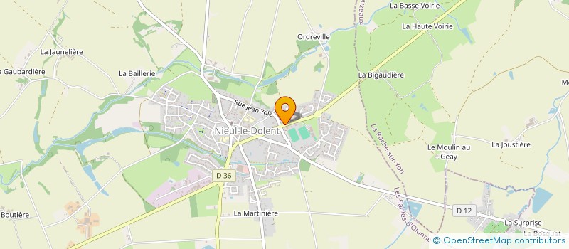 localisation de l'entreprise MONSIEUR MICKAEL SUPIOT  NIEUL-LE-DOLENT