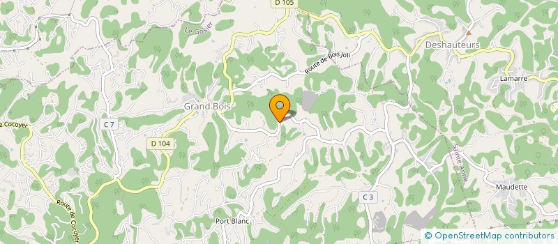 localisation de l'entreprise MONSIEUR MICKAEL SZULC  LE GOSIER