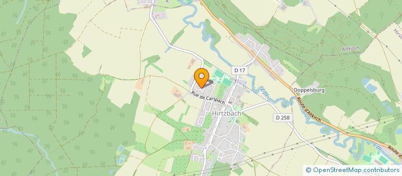 localisation de l'entreprise MONSIEUR MICKAEL TAGOWSKI  HIRTZBACH