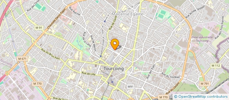 localisation de l'entreprise MONSIEUR MICKAEL TALAHA  TOURCOING