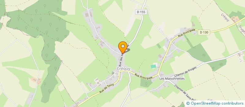 localisation de l'entreprise MONSIEUR MICKAEL TALLEUX  CREQUY