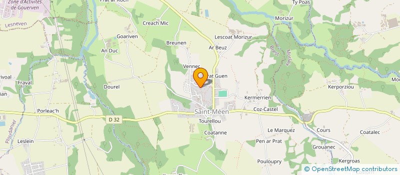 localisation de l'entreprise MONSIEUR MICKAEL TANGUY  PLABENNEC