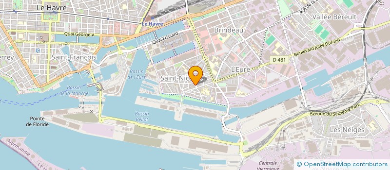 localisation de l'entreprise MONSIEUR MICKAEL TANGUY  LE HAVRE