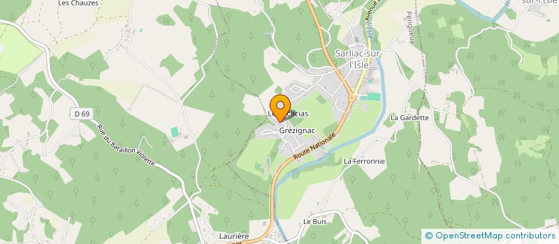 localisation de l'entreprise MONSIEUR MICKAEL TARRADE  COULAURES