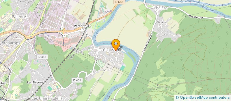 localisation de l'entreprise MONSIEUR MICKAEL TATON  CHALEZEULE